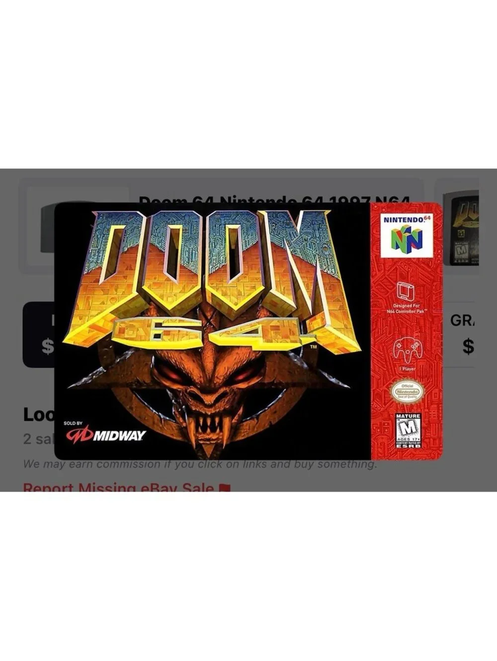 Doom 64 for Nintendo 64